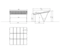 Carport Photovoltaïque VICA pour 2 véhicules SOLO Abri Solaire GPV-105-02 (5)