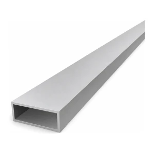 Tube aluminium rectangulaire 20×50×2 mm – profil fermé EN AW-6060, L=2000 mm