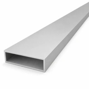 Tube aluminium rectangulaire 20×70×2 mm – profilé creux EN AW-6060, L=2000 mm