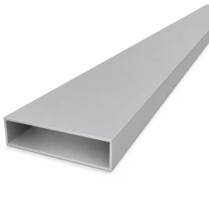 Tube aluminium rectangulaire 20×80×1,5 mm – profilé creux EN AW-6060, L=2000 mm