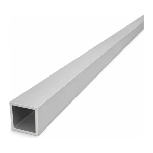 Tube aluminium carré 25×25×2 mm – profil fermé L=2000 mm EN AW-6060