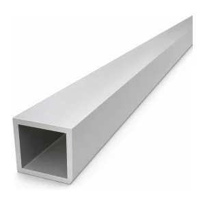 Tube aluminium carré 40×40×4 mm EN AW-6060 – longueur 2000 mm