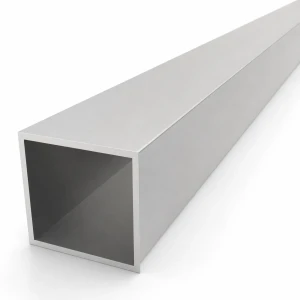 Tube aluminium carré 60×60×3 mm – profilé creux L=2000 mm EN AW-6060