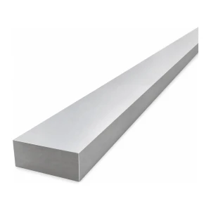 Plat aluminium EN AW-6060 T64 – 50×20 mm, longueur 2000 mm