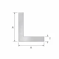 Cornière aluminium équilatérale 10×10×2 mm – profil L, longueur 2000 mm 001-719 (2)