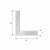 Cornière aluminium équilatérale 10×10×2 mm – profil L, longueur 2000 mm 001-719 (2)