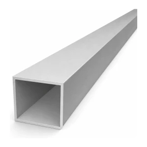 Profilé aluminium carré 40x40x2 mm longueur 2 m PA38 EN AW-6060 T66