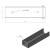 Cornière de liaison support pour soubassement 300x55 galvanisé GPV-700-49 (3)