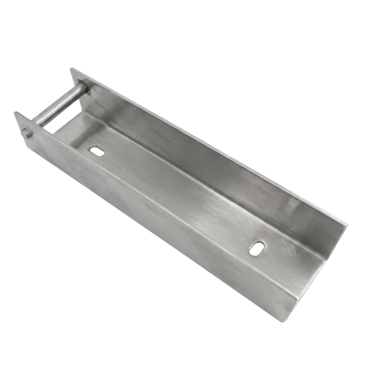 Profilé en U connecteur support pour soubassement 200x50 galvanisé GPV-700-34 (2)
