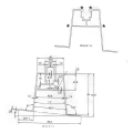 Cavalier trapézoïdal incliné avec joint EPDM H63 L330 – adaptateur de toiture aluminium PV 001-776 (2)