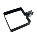 Collier d'extrémité pour panneaux de clôture 100x100 mm noir 000-782 (1)