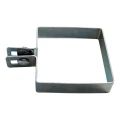 Collier d'extrémité pour panneaux de clôture 100x100 mm galvanisé 000-781 (4)