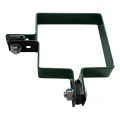 Collier d'angle pour panneaux de clôture 100x100 mm vert 000-775 (2)