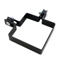 Collier d'angle pour panneaux de clôture 100x100 mm noir 000-774 (1)