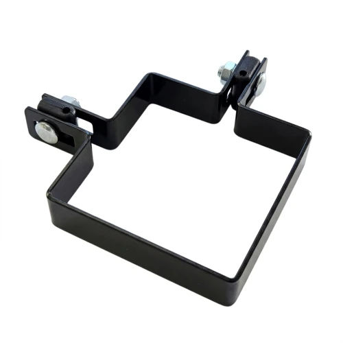 Collier d'angle pour panneaux de clôture 100x100 mm noir 000-774 (1)