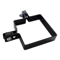 Collier d'angle pour panneaux de clôture 100x100 mm noir 000-774 (2)