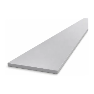 Plat aluminium 80×5 mm EN AW-6060 T64, longueur 2000 mm
