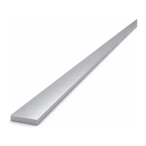 Plat aluminium 20×4 mm EN AW-6060 T64, longueur 2000 mm