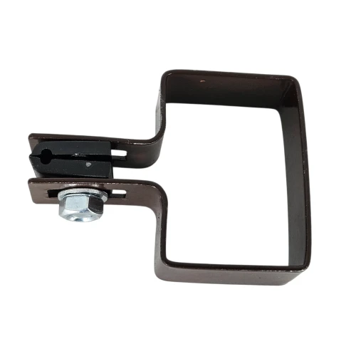 Collier de fin pour panneaux de clôture 60x40 bronze GPV-700-15 (2)