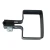 Collier pour panneaux de clôture d'extrémité 60x40 anthracite graphite GPV-700-11 (2)