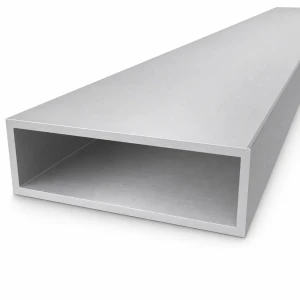 Tube aluminium rectangulaire 40×120×4 mm – profilé creux EN AW-6060, L=2000 mm