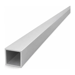 Tube aluminium carré 25×25×1.5 mm – profil creux L=2000 mm EN AW-6060
