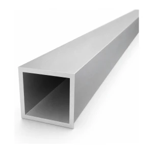 Tube aluminium carré 50×50×4 mm – profil creux L=2000 mm