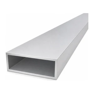 Tube aluminium rectangulaire 30×80×3 mm – profil fermé EN AW-6060, L=2000 mm