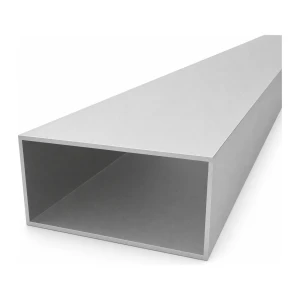 Tube aluminium rectangulaire 50×100×2 mm – profil fermé EN AW-6060 L=2000 mm