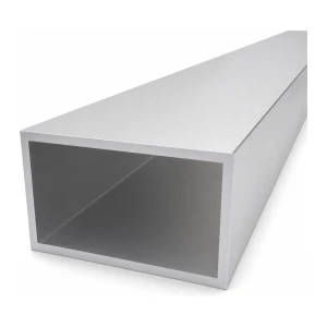 Tube aluminium rectangulaire 60×100×4 mm – profil fermé EN AW-6060, L=2000 mm