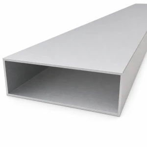 Tube aluminium rectangulaire 40×120×2 mm – profilé fermé EN AW-6060, L=2000 mm