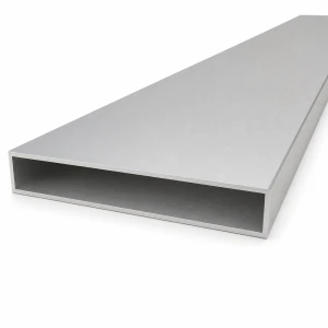 Tube aluminium rectangulaire 20×120×2 mm – profil fermé, longueur 2000 mm