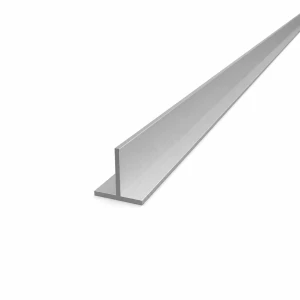 Profilé en T aluminium 25×25×2 mm – profil T EN AW-6060, L=2000 mm