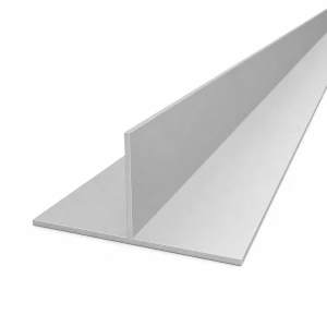 Té aluminium EN AW-6060 – profilé en T 100×50×2 mm, longueur 2000 mm