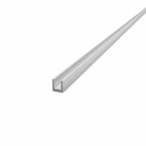 Cornière aluminium 10×10×1,5 mm – profil C/U, longueur 2000 mm, EN AW-6060