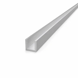 Cornière aluminium 20×20×2 mm – profil C/U longueur 2000 mm