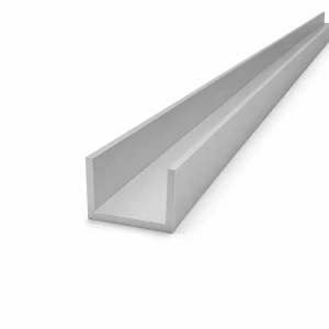 Cornière aluminium 40×25×3 mm – profilé ouvert C/U, longueur 2000 mm