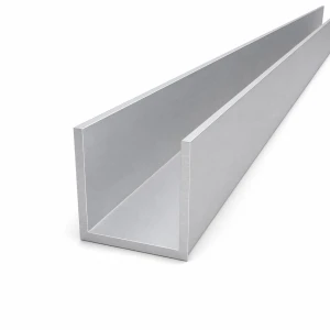 Cornière aluminium 50×50×4 mm – profilé en C/U longueur 2000 mm