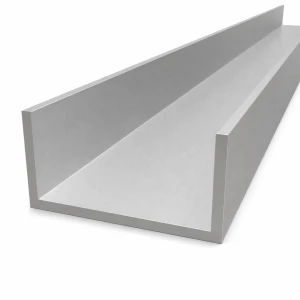 Profilé aluminium en U 100×50×5 mm – profil C/U EN AW-6060 L=2000 mm