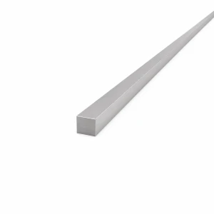 Barre aluminium carrée pleine 10×10 mm – EN AW-6060, L=2000 mm