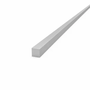 Barre aluminium carrée pleine 12×12 mm EN AW-6060 T64, L=2000 mm