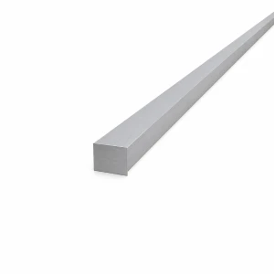 Barre aluminium carrée pleine 15×15 mm EN AW-6060 – longueur 2000 mm