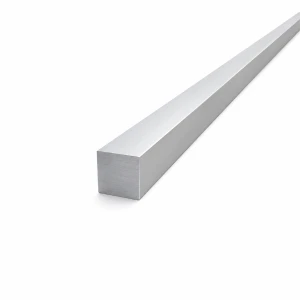 Barre aluminium carrée pleine 20×20 mm EN AW-6060 – longueur 2000 mm