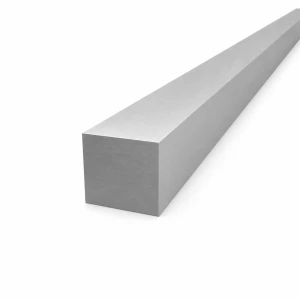 Barre aluminium carrée pleine 35×35 mm EN AW-6060, L=2000 mm
