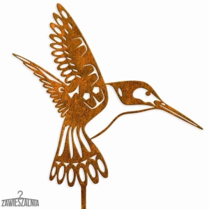 Zawieszalnia – bijou de jardin Colibri Rouillé XL, décoration en acier corten 22×102 cm