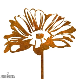 Zawieszalnia – décoration de jardin marguerite rouillée en acier corten XL 21×93 cm