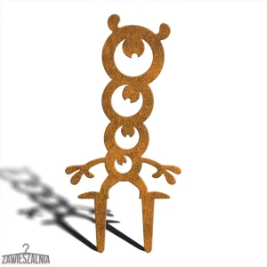 Suspension décorative de jardin Monstrueux Monstre Rebis L – décoration Corten 20×41 cm