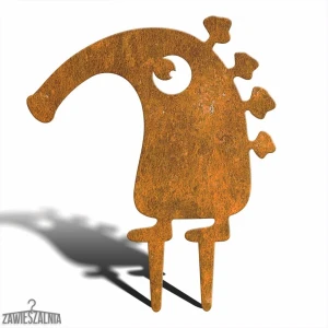 Décoration de jardin – Monstre Lutin M 33×39 cm, acier corten