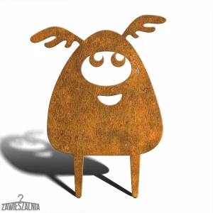 Zawieszalnia – décoration de jardin Monstre Épouvantable Apollo M 29×39 cm, acier Corten