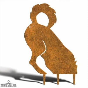 Zawieszalnia – décoration de jardin Chien Rouillé Creuseur XL en acier corten 45×69 cm